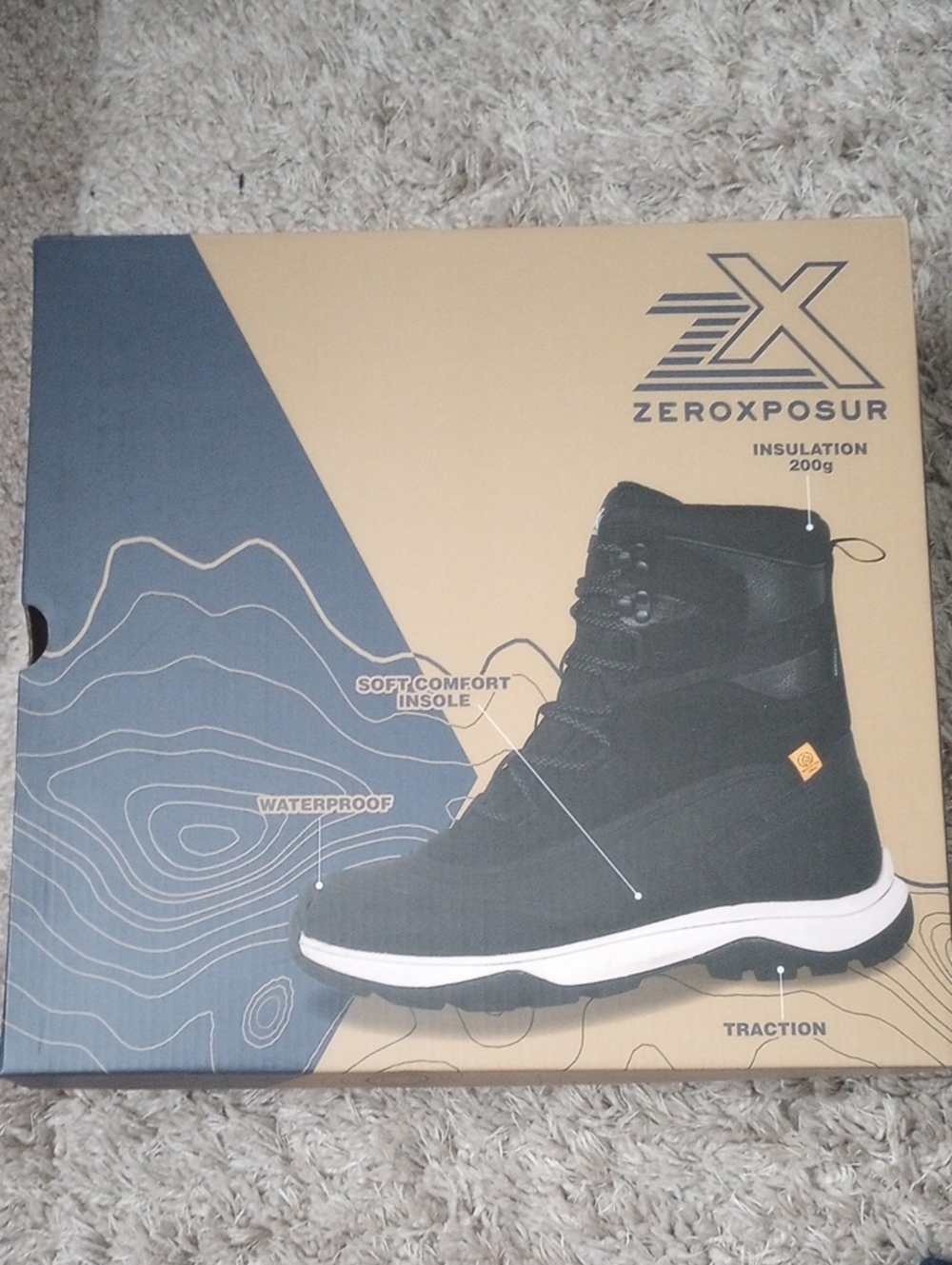 ZeroXposur Men’s Summit Insulated Snow Boots